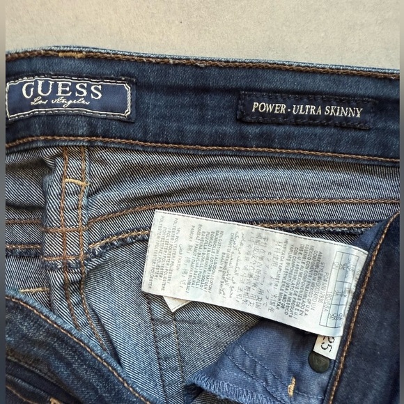 Guess ultra Skinny Medium-Dark Blue Jeans - Picture 2 of 2